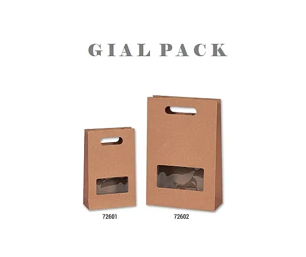 ΧΑΡΤΙΝΗ ΤΣΑΝΤΑ ΚΡΑΦΤ ΜΕ ΠΑΡΑΘΥΡΟ